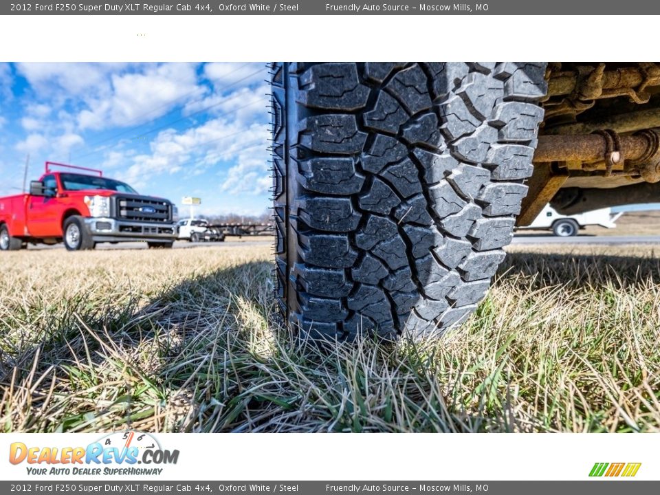 2012 Ford F250 Super Duty XLT Regular Cab 4x4 Oxford White / Steel Photo #11