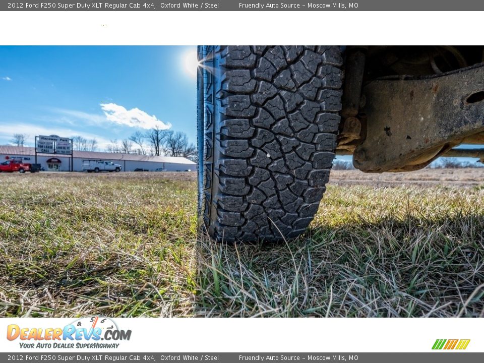 2012 Ford F250 Super Duty XLT Regular Cab 4x4 Oxford White / Steel Photo #15