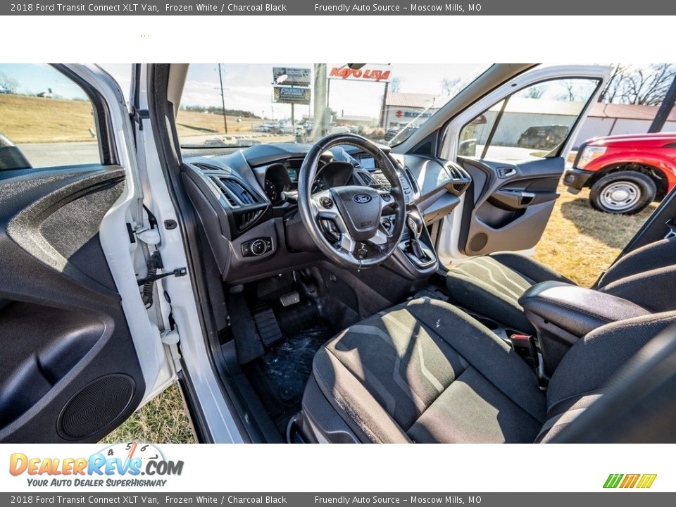 2018 Ford Transit Connect XLT Van Frozen White / Charcoal Black Photo #19