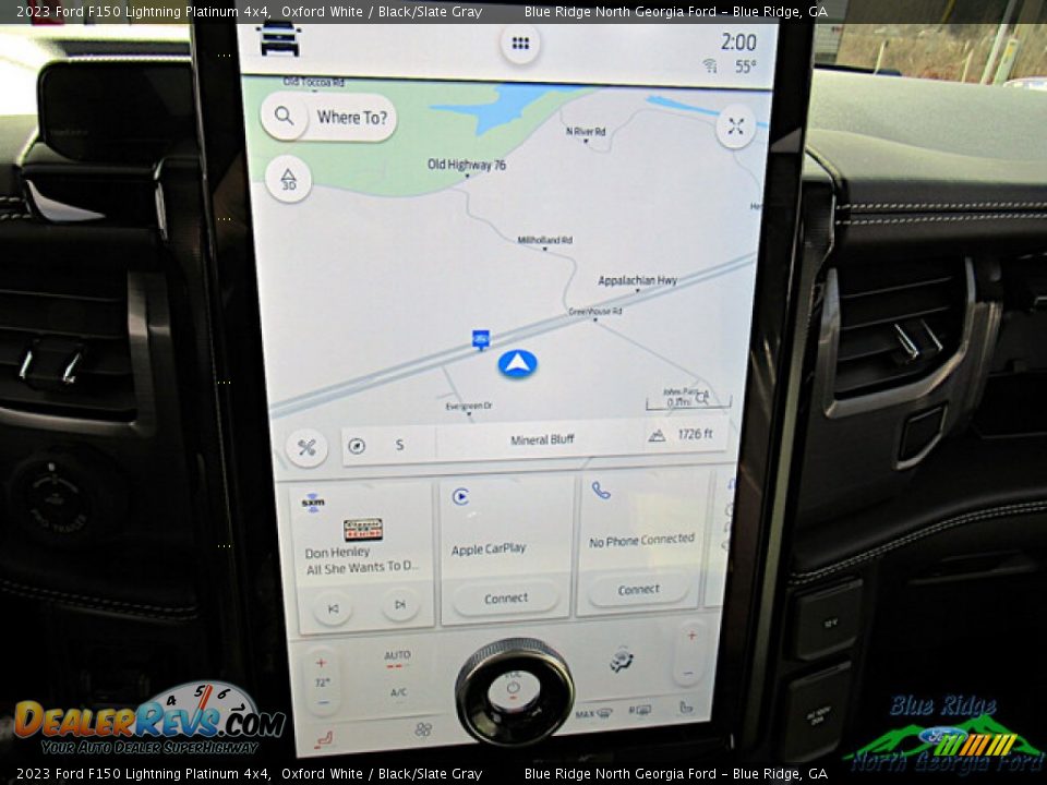 Navigation of 2023 Ford F150 Lightning Platinum 4x4 Photo #19