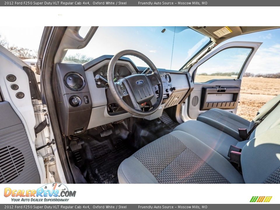 Front Seat of 2012 Ford F250 Super Duty XLT Regular Cab 4x4 Photo #19