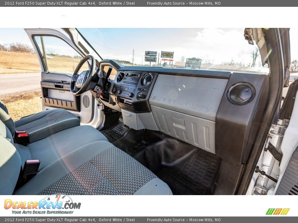Steel Interior - 2012 Ford F250 Super Duty XLT Regular Cab 4x4 Photo #21