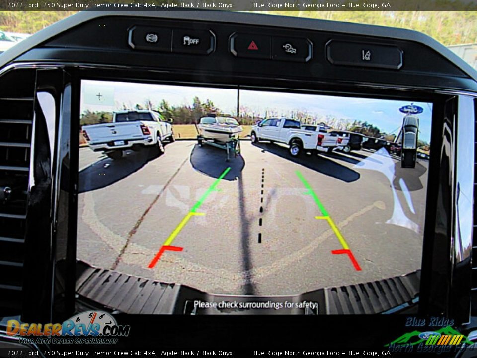 2022 Ford F250 Super Duty Tremor Crew Cab 4x4 Agate Black / Black Onyx Photo #23