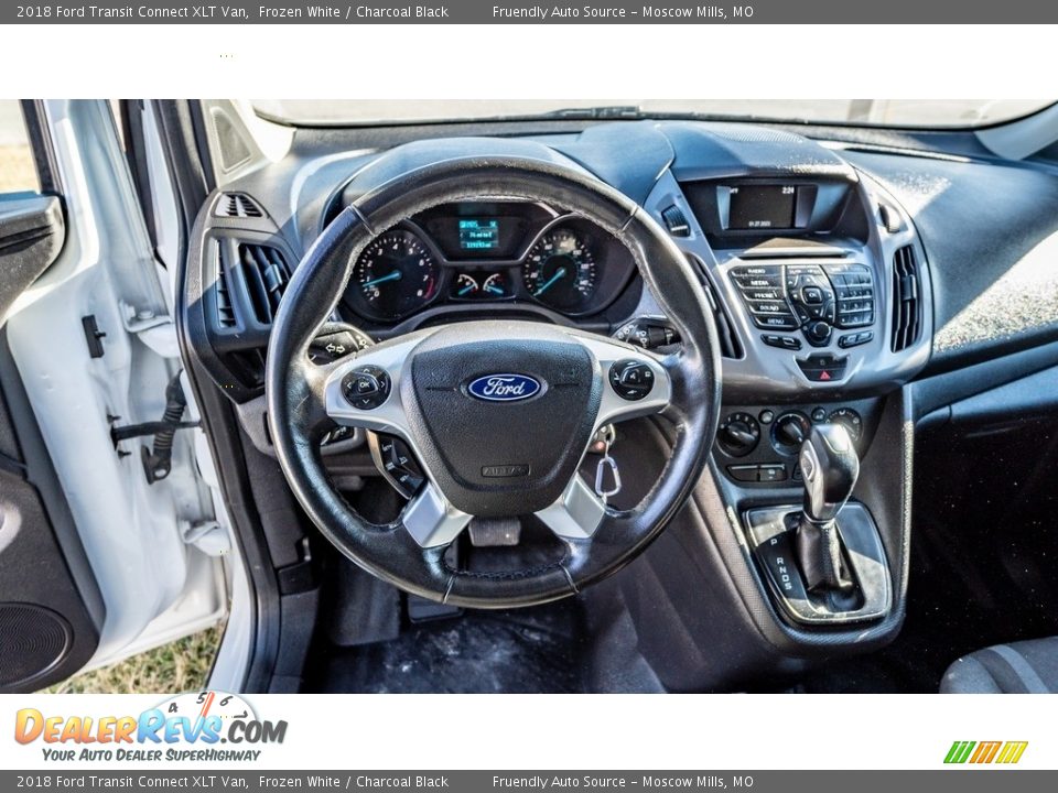 2018 Ford Transit Connect XLT Van Frozen White / Charcoal Black Photo #29