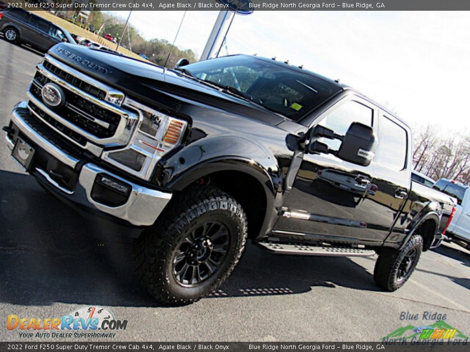 2022 Ford F250 Super Duty Tremor Crew Cab 4x4 Agate Black / Black Onyx Photo #28