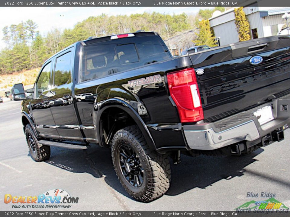 2022 Ford F250 Super Duty Tremor Crew Cab 4x4 Agate Black / Black Onyx Photo #31