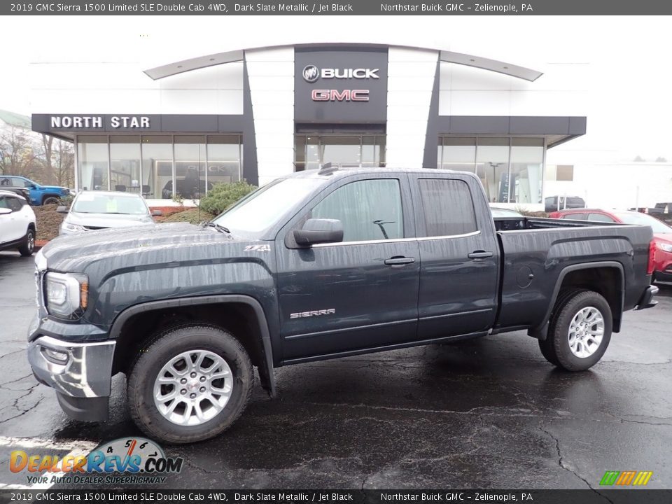 2019 GMC Sierra 1500 Limited SLE Double Cab 4WD Dark Slate Metallic / Jet Black Photo #1