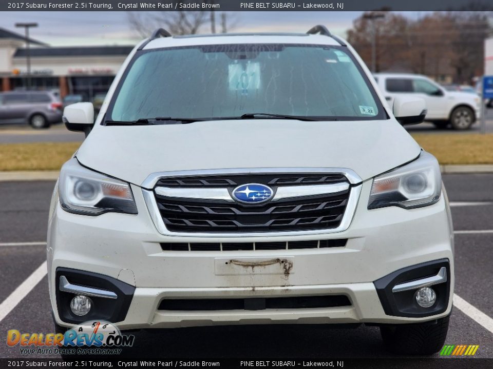 2017 Subaru Forester 2.5i Touring Crystal White Pearl / Saddle Brown Photo #2