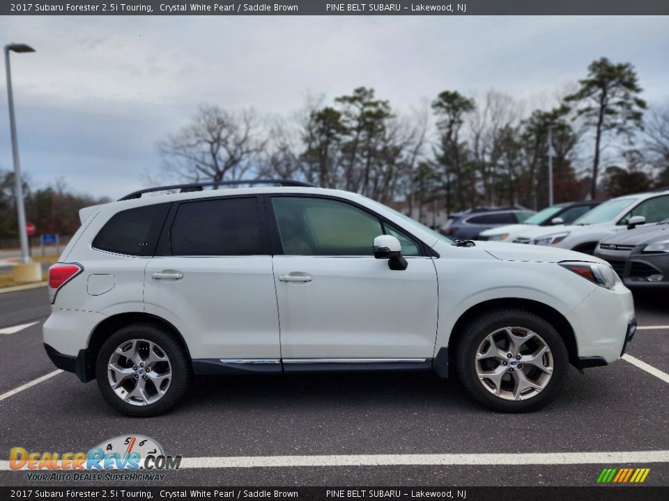 2017 Subaru Forester 2.5i Touring Crystal White Pearl / Saddle Brown Photo #4