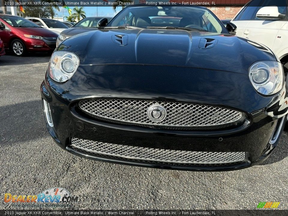 2010 Jaguar XK XKR Convertible Ultimate Black Metallic / Warm Charcoal Photo #6