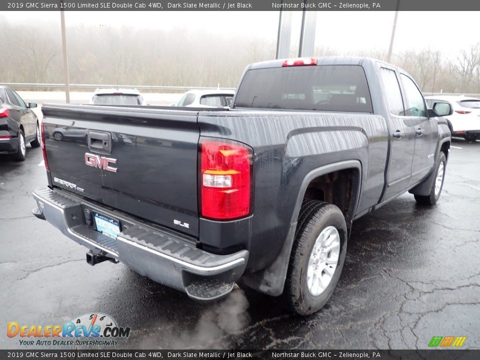 2019 GMC Sierra 1500 Limited SLE Double Cab 4WD Dark Slate Metallic / Jet Black Photo #6