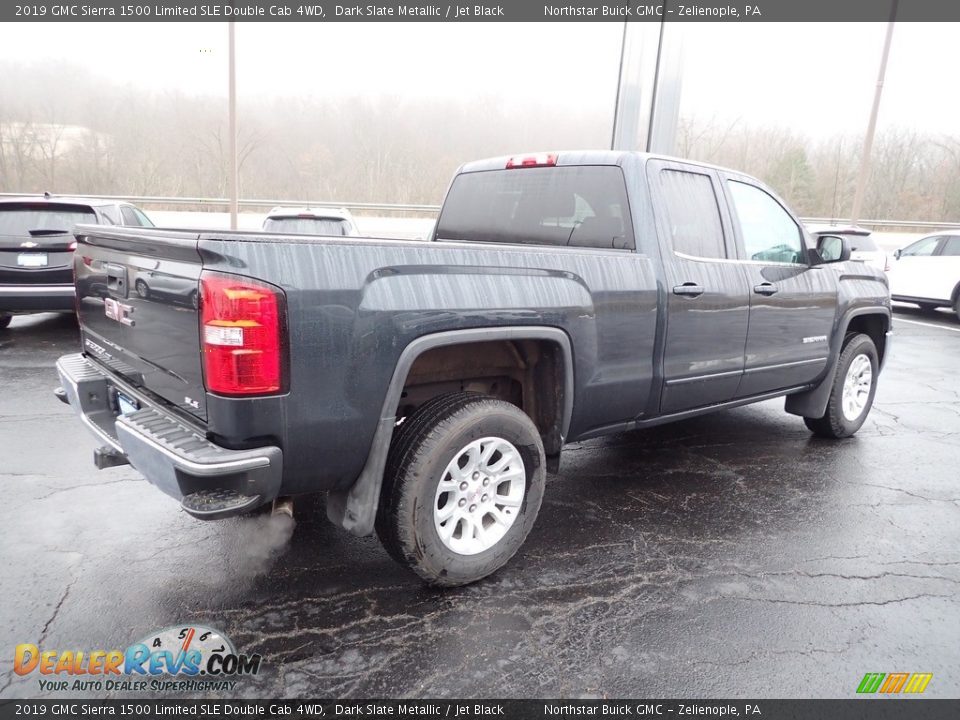 2019 GMC Sierra 1500 Limited SLE Double Cab 4WD Dark Slate Metallic / Jet Black Photo #7