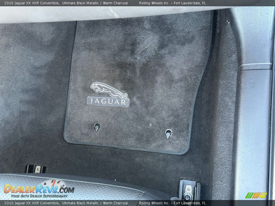 2010 Jaguar XK XKR Convertible Ultimate Black Metallic / Warm Charcoal Photo #7