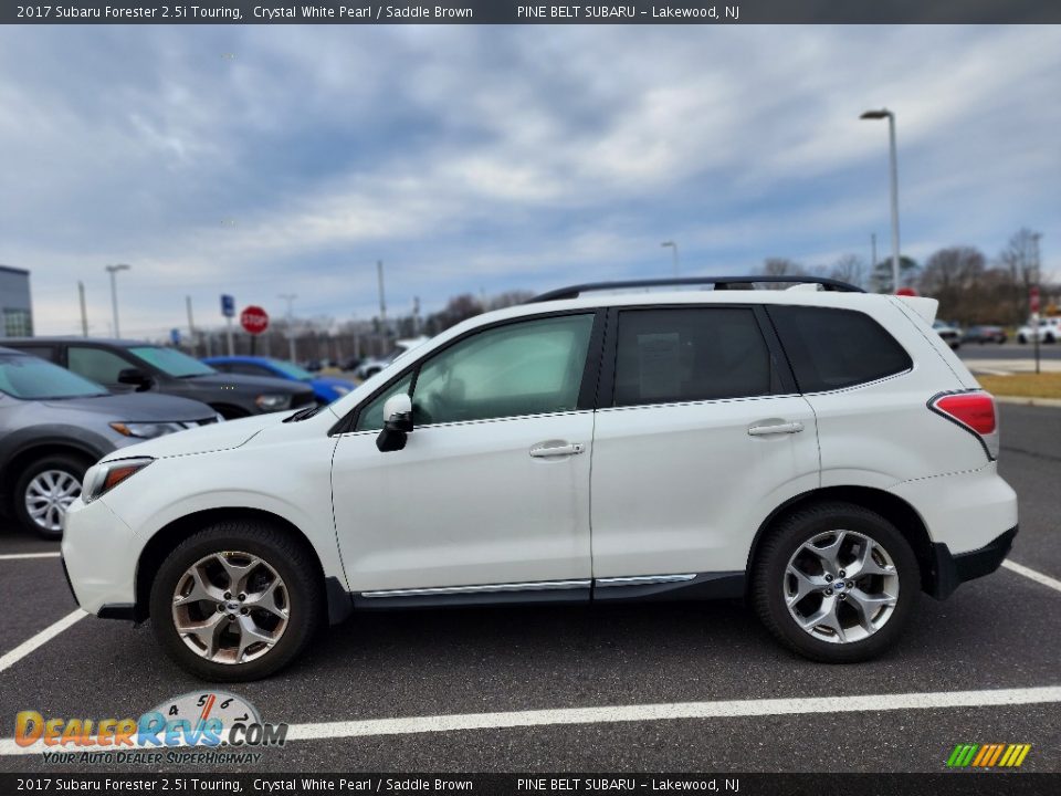 2017 Subaru Forester 2.5i Touring Crystal White Pearl / Saddle Brown Photo #10