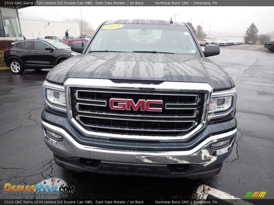 2019 GMC Sierra 1500 Limited SLE Double Cab 4WD Dark Slate Metallic / Jet Black Photo #10