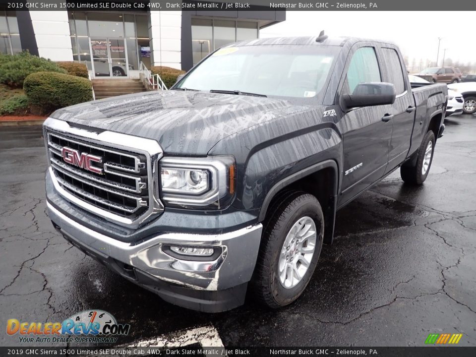 2019 GMC Sierra 1500 Limited SLE Double Cab 4WD Dark Slate Metallic / Jet Black Photo #11