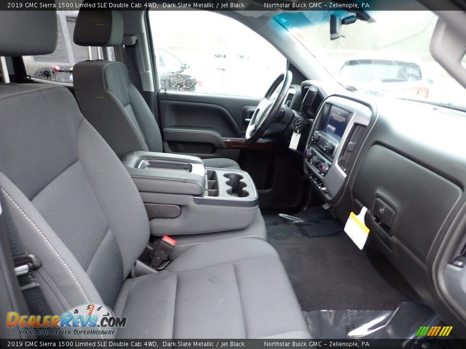 Front Seat of 2019 GMC Sierra 1500 Limited SLE Double Cab 4WD Photo #14