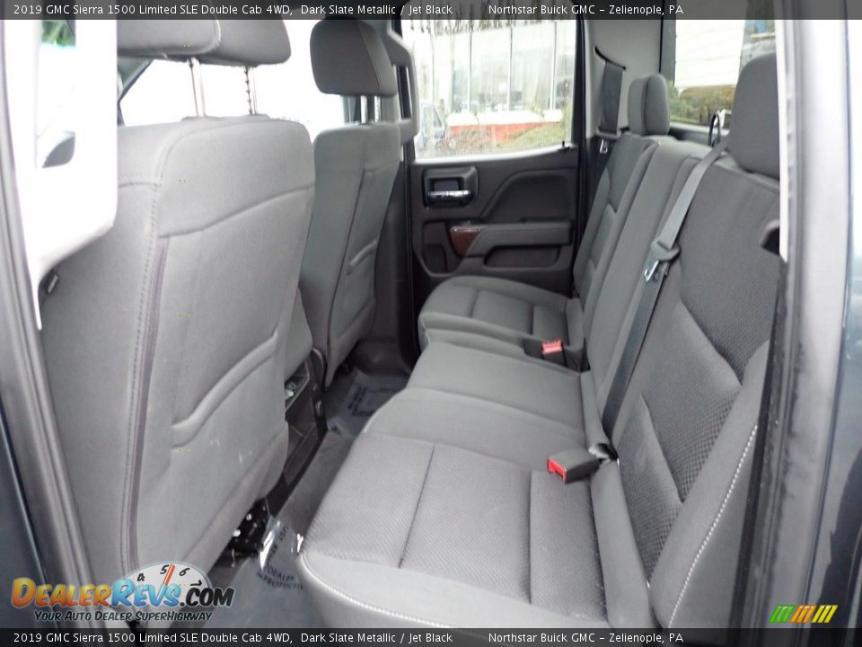 Rear Seat of 2019 GMC Sierra 1500 Limited SLE Double Cab 4WD Photo #16