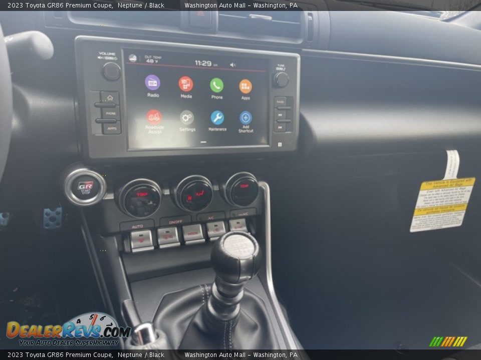 Controls of 2023 Toyota GR86 Premium Coupe Photo #5