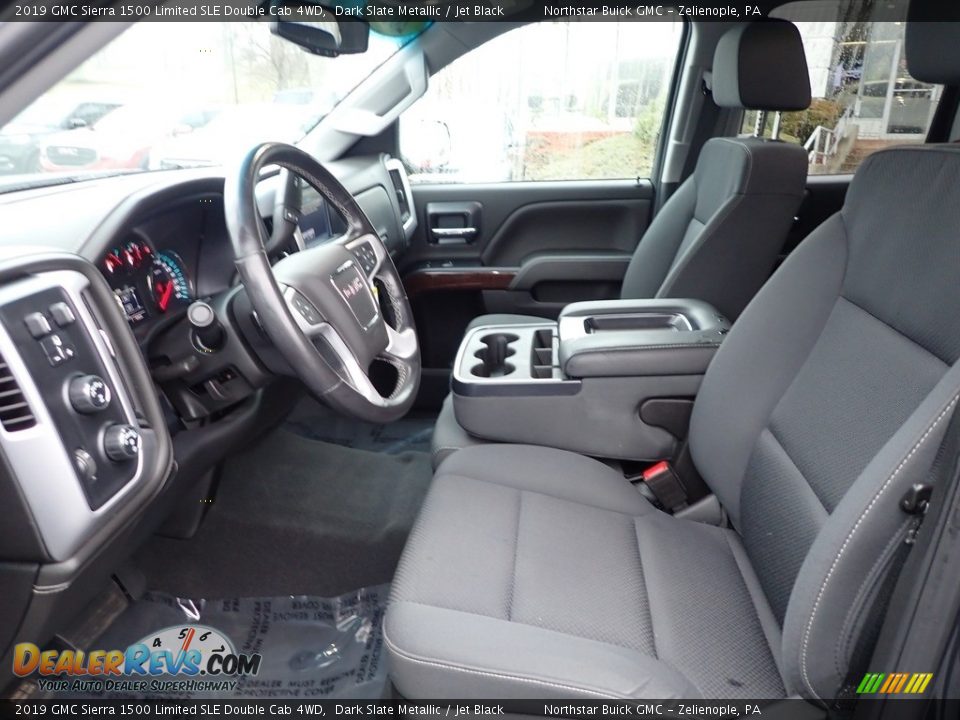 Front Seat of 2019 GMC Sierra 1500 Limited SLE Double Cab 4WD Photo #18