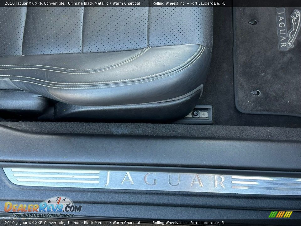 2010 Jaguar XK XKR Convertible Ultimate Black Metallic / Warm Charcoal Photo #20