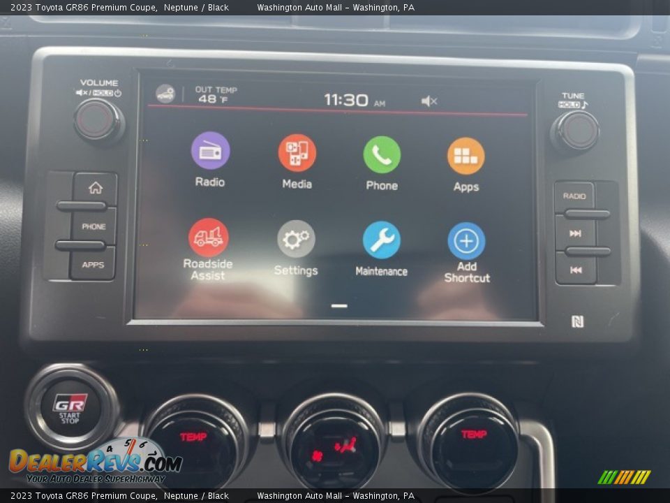 Controls of 2023 Toyota GR86 Premium Coupe Photo #11