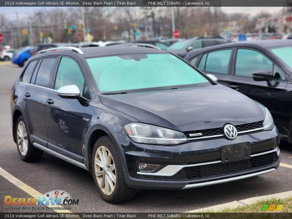 2019 Volkswagen Golf Alltrack SE 4Motion Deep Black Pearl / Titan Black Photo #3