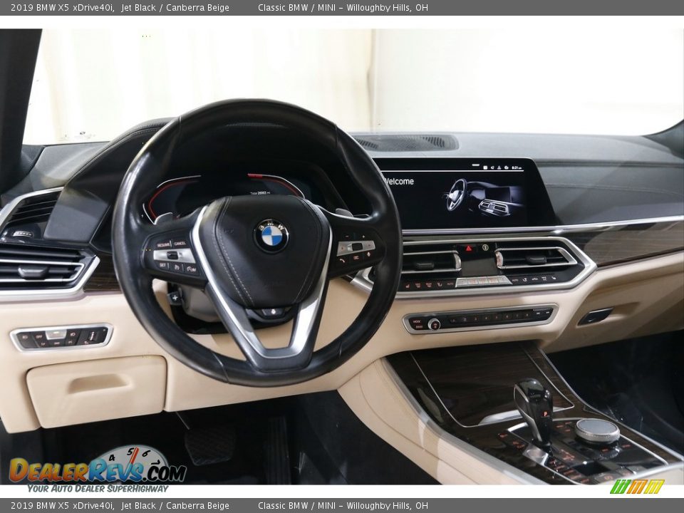 2019 BMW X5 xDrive40i Jet Black / Canberra Beige Photo #6