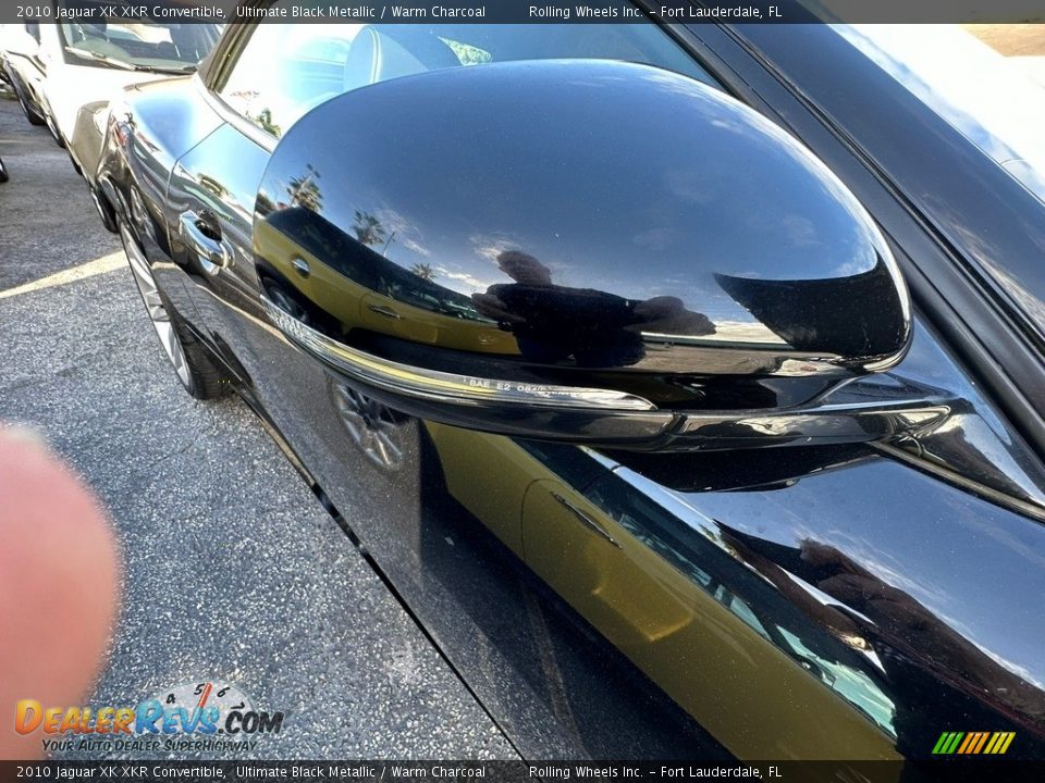 2010 Jaguar XK XKR Convertible Ultimate Black Metallic / Warm Charcoal Photo #21