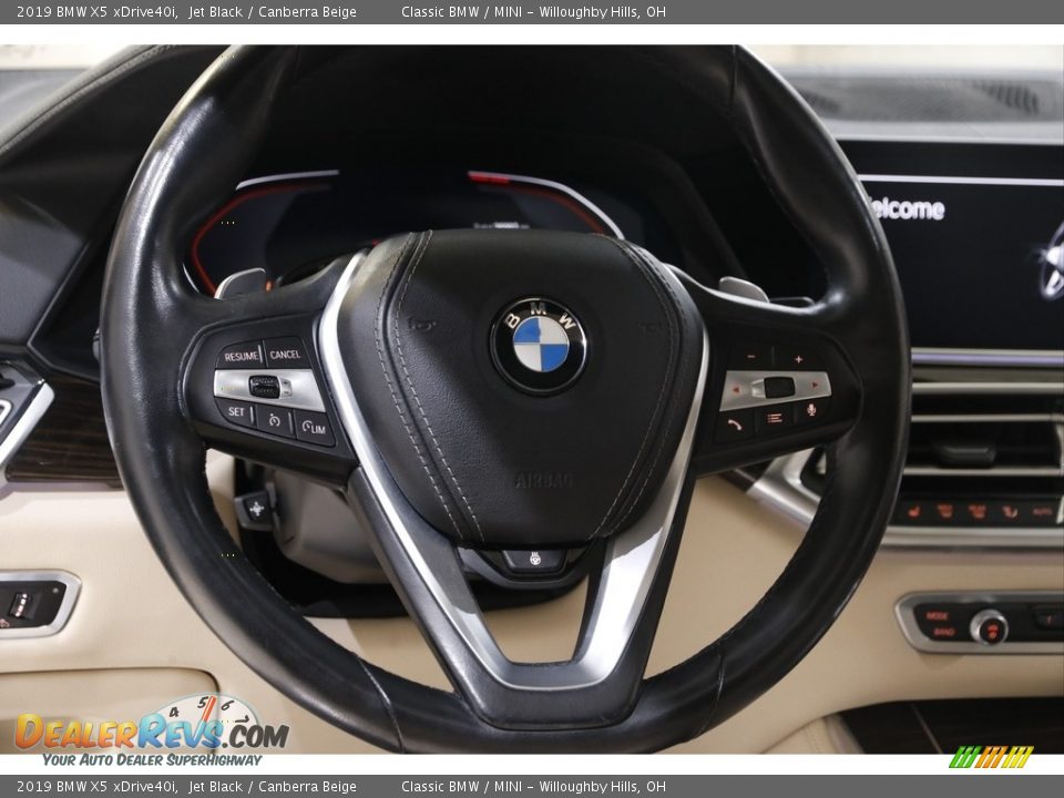 2019 BMW X5 xDrive40i Jet Black / Canberra Beige Photo #7