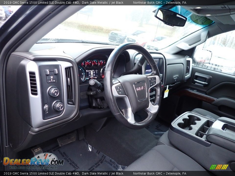 2019 GMC Sierra 1500 Limited SLE Double Cab 4WD Dark Slate Metallic / Jet Black Photo #27