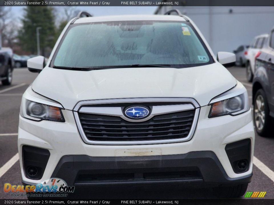 2020 Subaru Forester 2.5i Premium Crystal White Pearl / Gray Photo #2