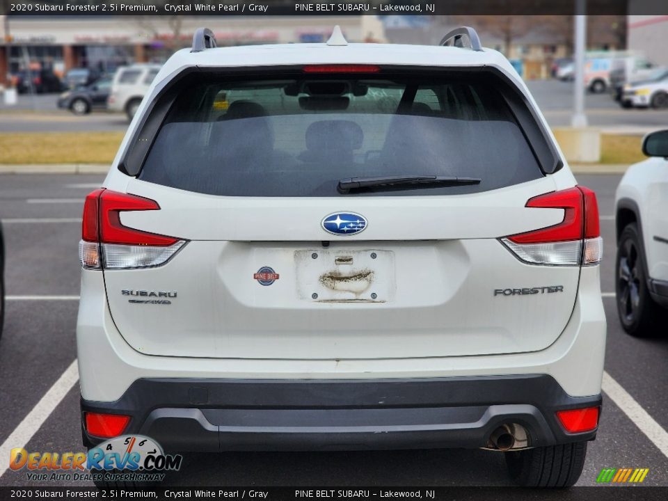 2020 Subaru Forester 2.5i Premium Crystal White Pearl / Gray Photo #6
