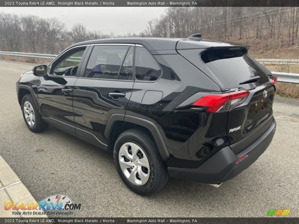 2023 Toyota RAV4 LE AWD Midnight Black Metallic / Mocha Photo #2