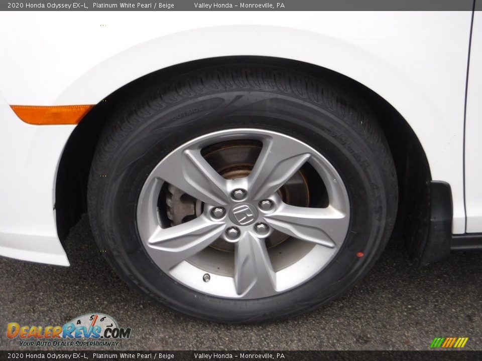2020 Honda Odyssey EX-L Platinum White Pearl / Beige Photo #3