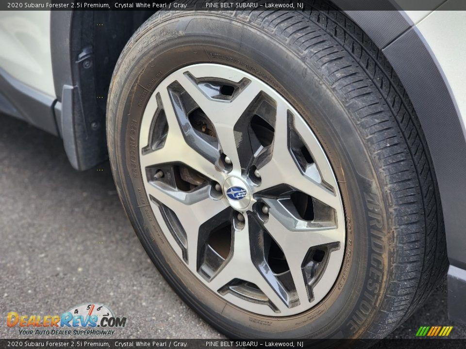 2020 Subaru Forester 2.5i Premium Crystal White Pearl / Gray Photo #8