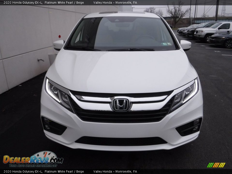 2020 Honda Odyssey EX-L Platinum White Pearl / Beige Photo #5