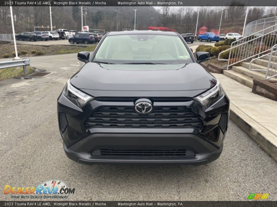 2023 Toyota RAV4 LE AWD Midnight Black Metallic / Mocha Photo #6