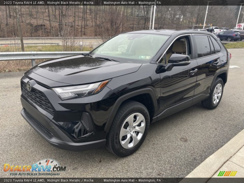 2023 Toyota RAV4 LE AWD Midnight Black Metallic / Mocha Photo #7