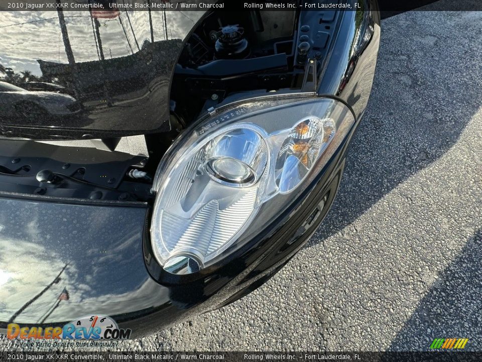2010 Jaguar XK XKR Convertible Ultimate Black Metallic / Warm Charcoal Photo #35