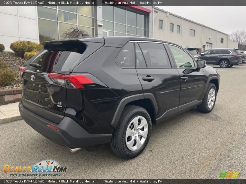 2023 Toyota RAV4 LE AWD Midnight Black Metallic / Mocha Photo #9