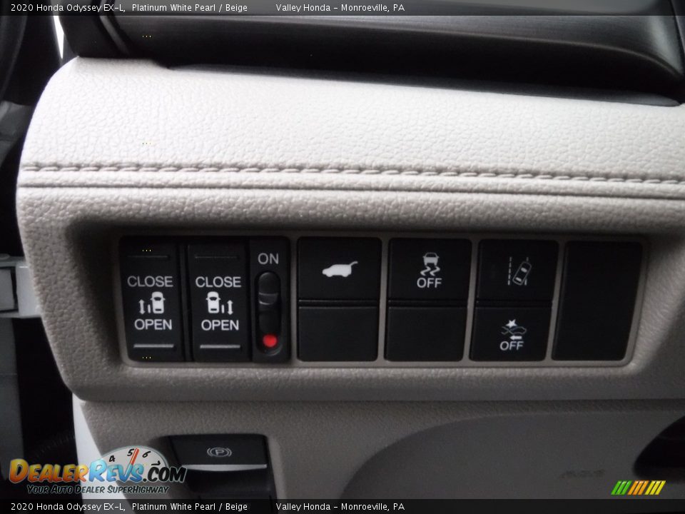 2020 Honda Odyssey EX-L Platinum White Pearl / Beige Photo #12