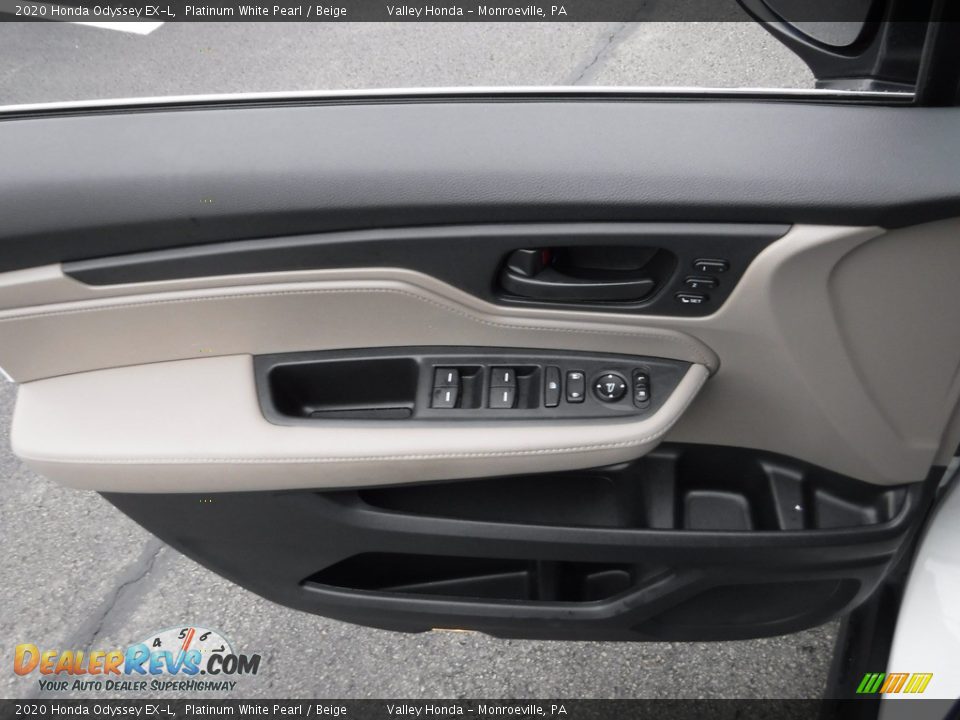 2020 Honda Odyssey EX-L Platinum White Pearl / Beige Photo #13