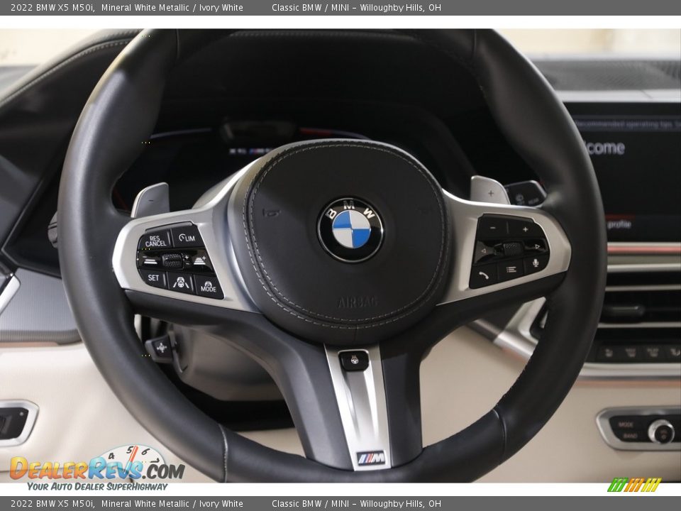 2022 BMW X5 M50i Steering Wheel Photo #7