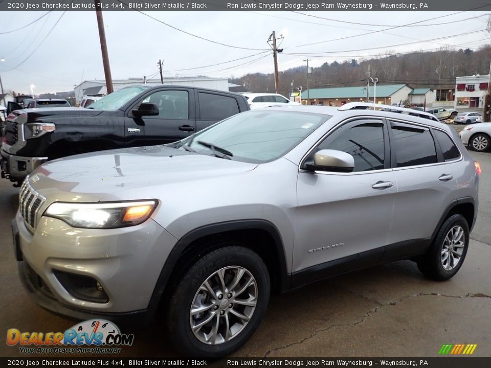 2020 Jeep Cherokee Latitude Plus 4x4 Billet Silver Metallic / Black Photo #1