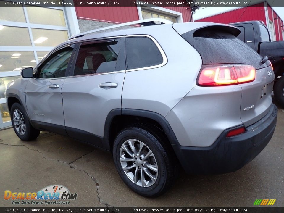 2020 Jeep Cherokee Latitude Plus 4x4 Billet Silver Metallic / Black Photo #2