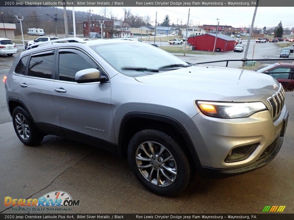 2020 Jeep Cherokee Latitude Plus 4x4 Billet Silver Metallic / Black Photo #4