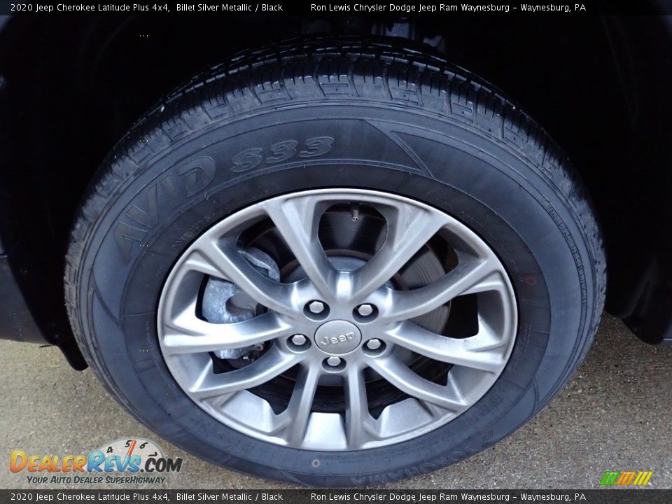 2020 Jeep Cherokee Latitude Plus 4x4 Billet Silver Metallic / Black Photo #5