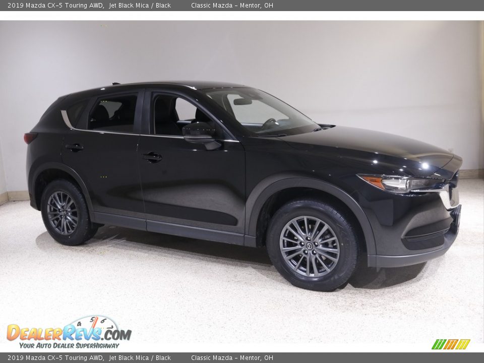 2019 Mazda CX-5 Touring AWD Jet Black Mica / Black Photo #1