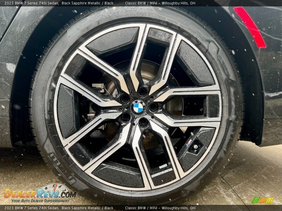 2023 BMW 7 Series 740i Sedan Black Sapphire Metallic / Black Photo #2